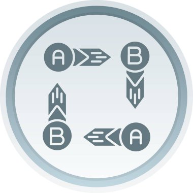 Vektör içinde ok simgesi