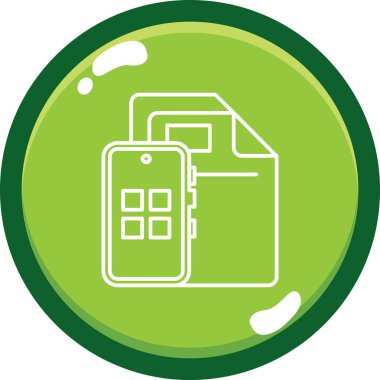 - Telefon. Web simgesi basit tasarım