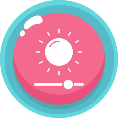 Tek bir simgenin vektör illüstrasyonu