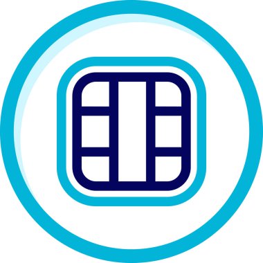 Para için. Web simgesi basit illüstrasyon