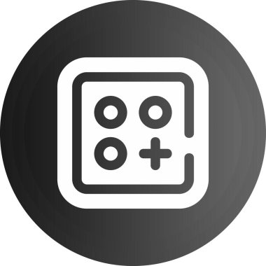 joypad simgesi, basit illüstrasyon