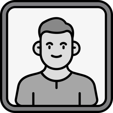 avatar simgesi vektör illüstrasyonu