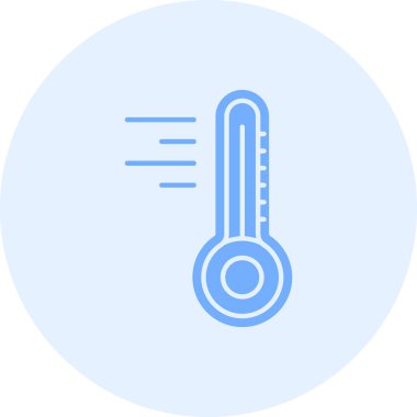 termometre simgesi vektör illüstrasyonu