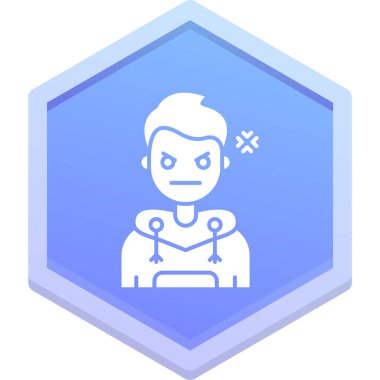 Bir doktor simgesinin vektör çizimi