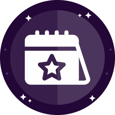 Takvim. Web simgesi basit illüstrasyon