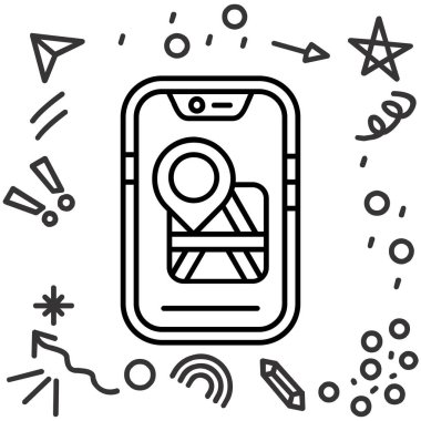 mobil gezinme simgesi, özet biçimi