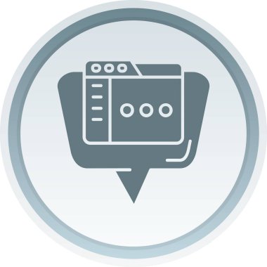 Modern bir simgenin vektör illüstrasyonu