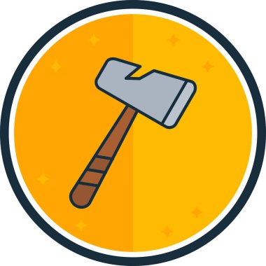 Balta simgesi vektör illüstrasyonu