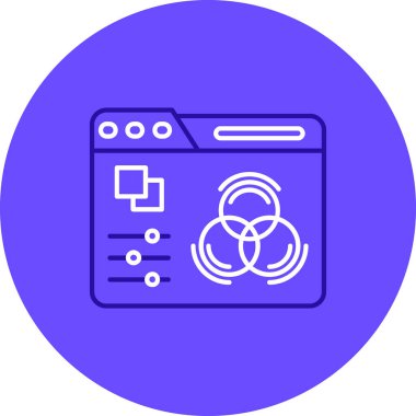 seo modern simgesinin vektör illüstrasyonu