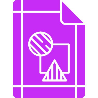 Belge. Web simgesi basit tasarım