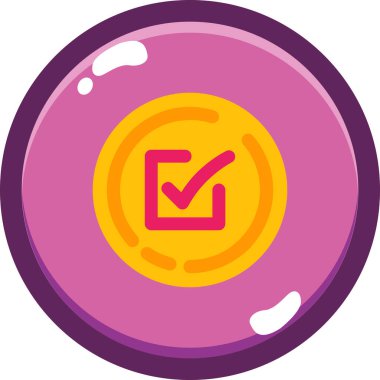 Tik tak. Web simgesi basit illüstrasyon