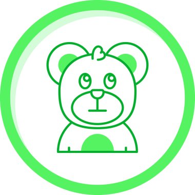 hayvan ağ ikonu vektör illüstrasyonu