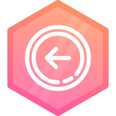 Eğilim biçimi izole edilmiş arkaplanda ok simgesi