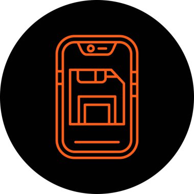 Telefon simgesi vektör illüstrasyonu