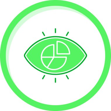 Göz simgesi vektör illüstrasyonu