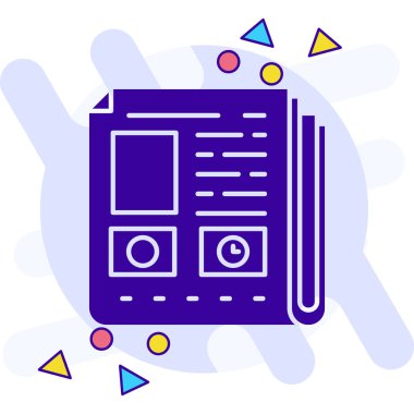 Müzik simge tasarlamak vektör