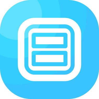 Düzen Glyph buzu, basit vektör çizimi