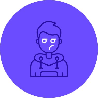 vektör avatar simgesi, illüstrasyon