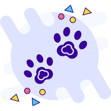 hayvan yazdırma pençe simgesi