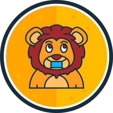 aslan başı şirin simgesi