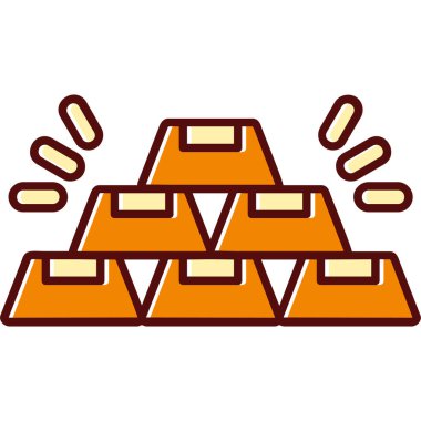 piramit simgesi vektör çizimi