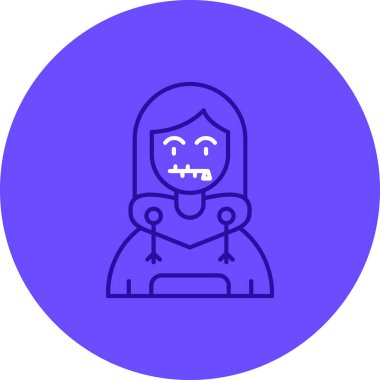 Cadılar Bayramı simgesinin vektör illüstrasyonu