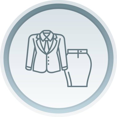 Kravatlı bir kadının vektör çizimi