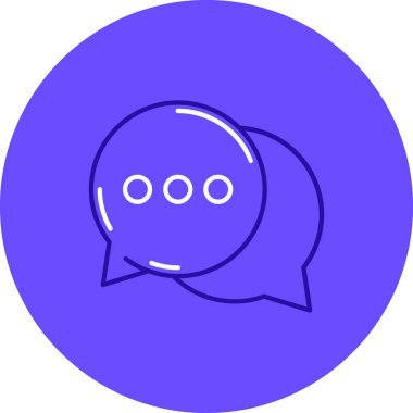 Vektör Chat Ico, vektör illüstrasyonu