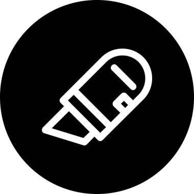 Modern b 'nin vektör illüstrasyonunda sigara ikonu yok