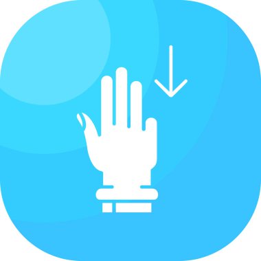 Eldiven vektör simgesi ile el