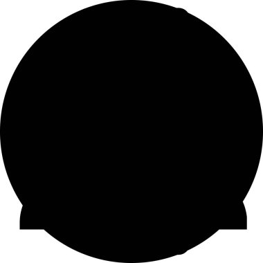 kabarcık sohbet iletişim simgesi katı biçiminde