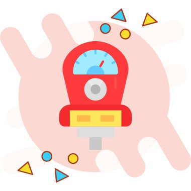 Çizgi film simgesinin vektör çizimi