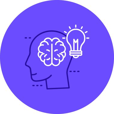 Yaratıcı simge, vektör illüstrasyonu