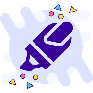 roket ikonu vektör illüstrasyonu, tasarım