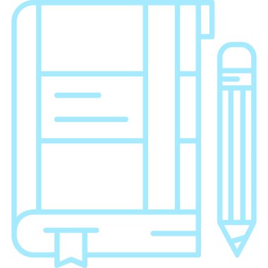 Kalem. Web simgesi basit illüstrasyon