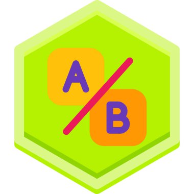 b & b simge vektör illüstrasyonu