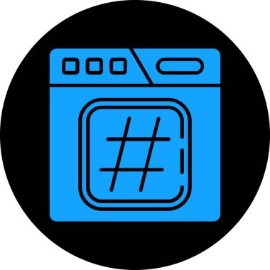 Akıllı telefon. Web simgesi basit illüstrasyon