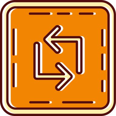 ok simgesi vektör illüstrasyonu