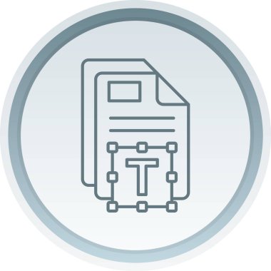 Dosya. Web simgesi basit illüstrasyon