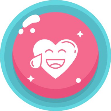 Mutlu gülümseyen kadın, düz vektör tasarımı aşk, romantik, romantik