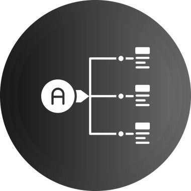 Modern b 'nin vektör illüstrasyonu