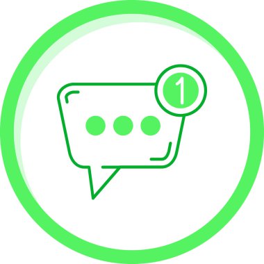 konuşma kabarcığı işaret simgesi tasarımı