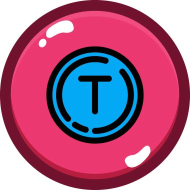 top oyunu simgesi - taslak biçimi