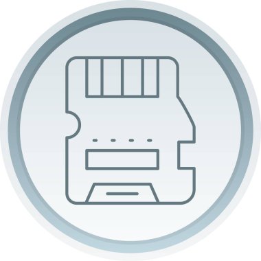 Bir kredi kartı simgesinin vektör çizimi