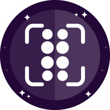 Modern b 'nin vektör illüstrasyonu eksik simgesi