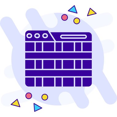 Bilgisayar klavyesi. Basit tasarım