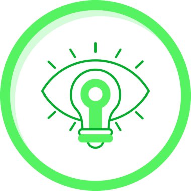 Göz simgesi vektör illüstrasyonu