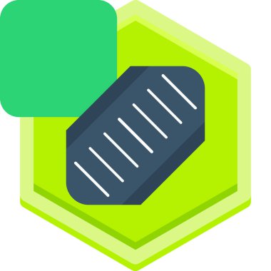 veri merkezi sunucu simgesi düz biçimli