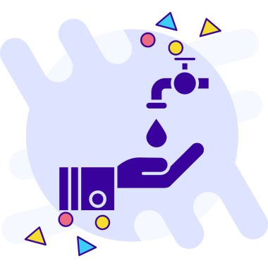 Su damlası ikon vektörü. İnce çizgi işareti. izole edilmiş sınır sembolü çizimi