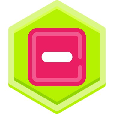 Modern bir simgenin vektör illüstrasyonu